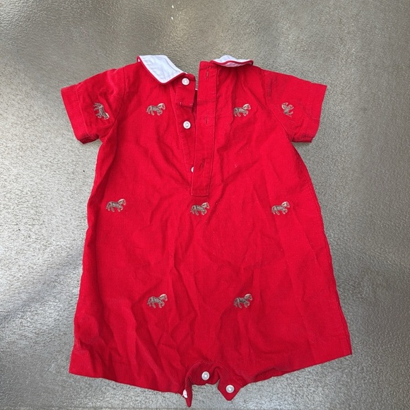 K&L corduroy embroidered horse Jon Jon size 6M - Picture 3 of 5
